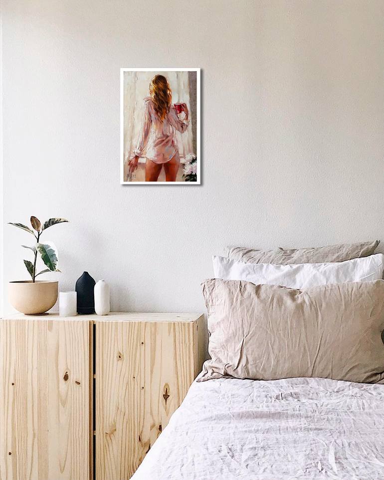 Original Abstract Expressionism Women Painting by Yaroslav Sobol