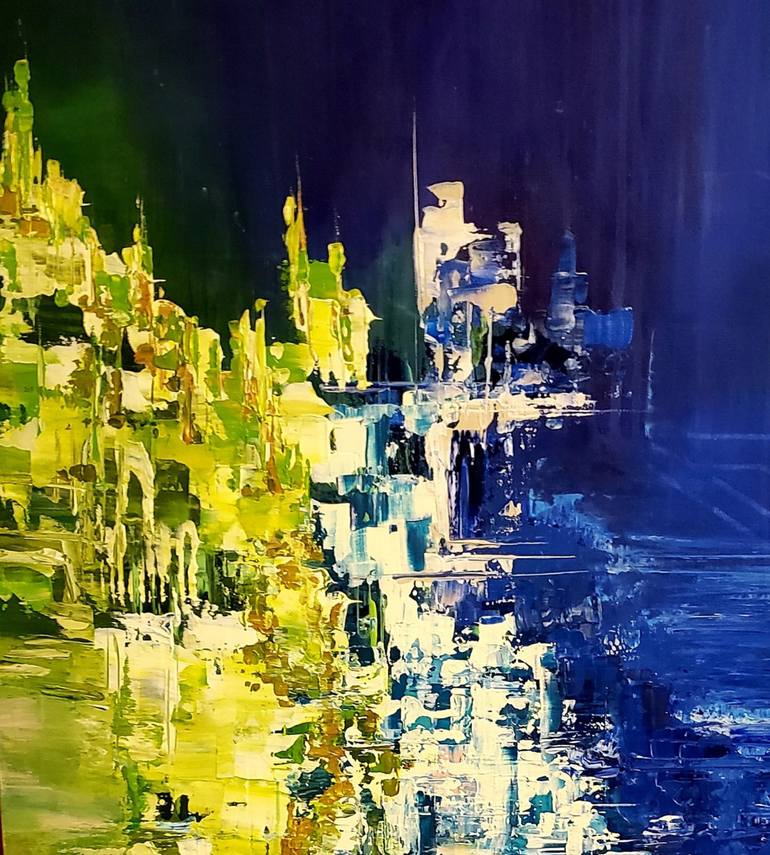 Original Contemporary Abstract Painting by Sumrien Ali