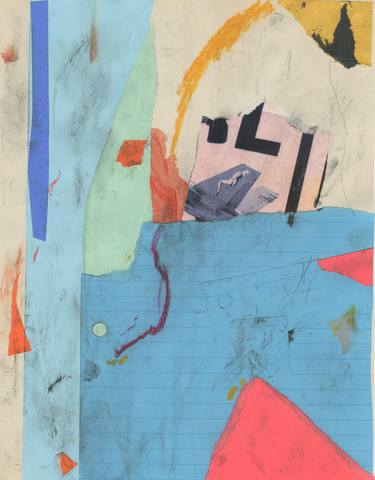 Original Abstract Collage by Laurie Olson