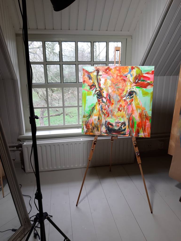 Original Animal Painting by Liesbeth Serlie