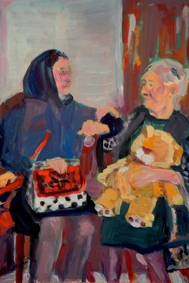 Print of Expressionism People Paintings by Liesbeth Serlie