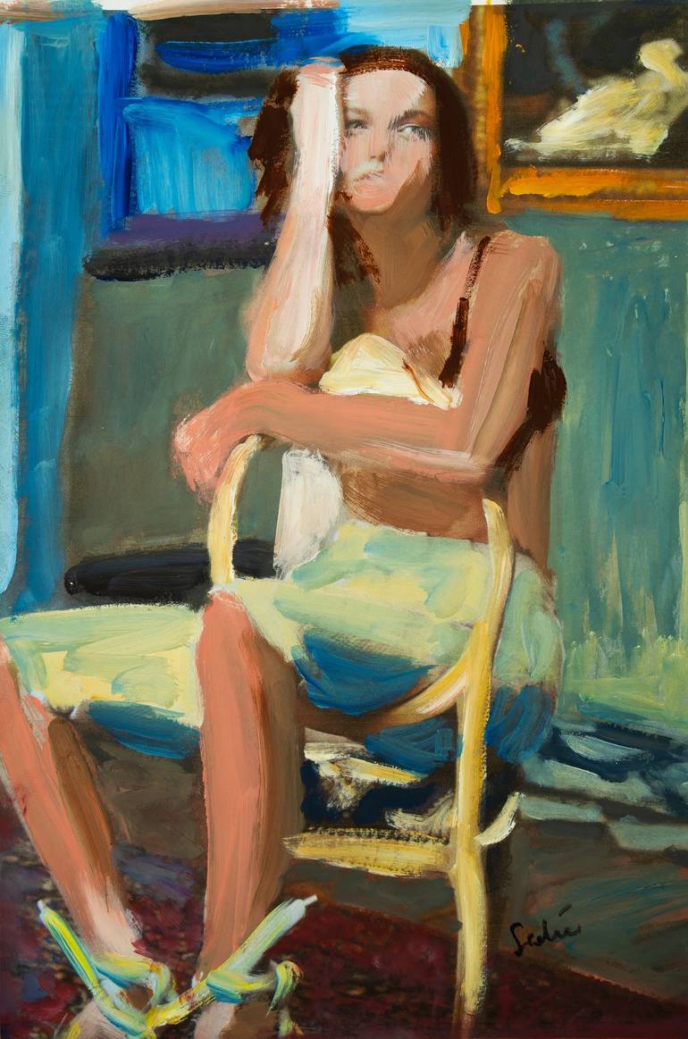 Print of Expressionism People Paintings by Liesbeth Serlie