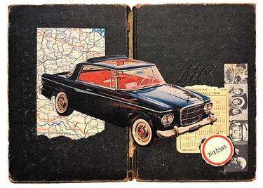 Print of Dada Automobile Collage by Glen Gauthier