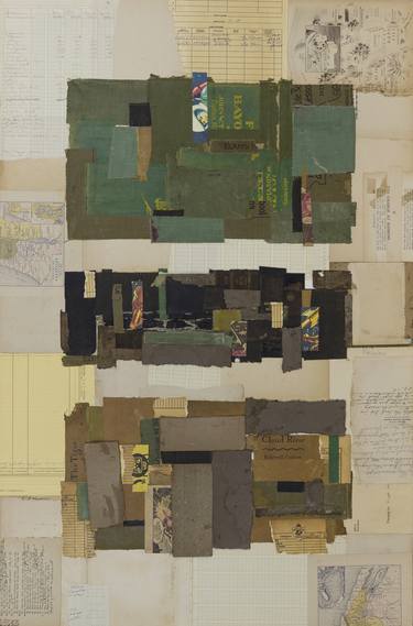 Print of Abstract Collage by Glen Gauthier