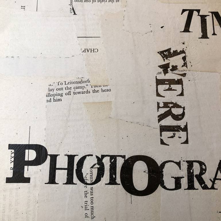 Original Typography Collage by Glen Gauthier