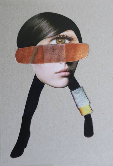 Original Surrealism Women Collage by Bettina Costa