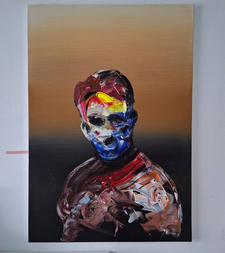 Original Abstract Painting by Hazu Ionut