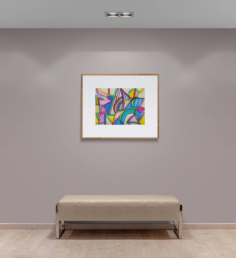 Original Modern Abstract Mixed Media by Luna Ljus