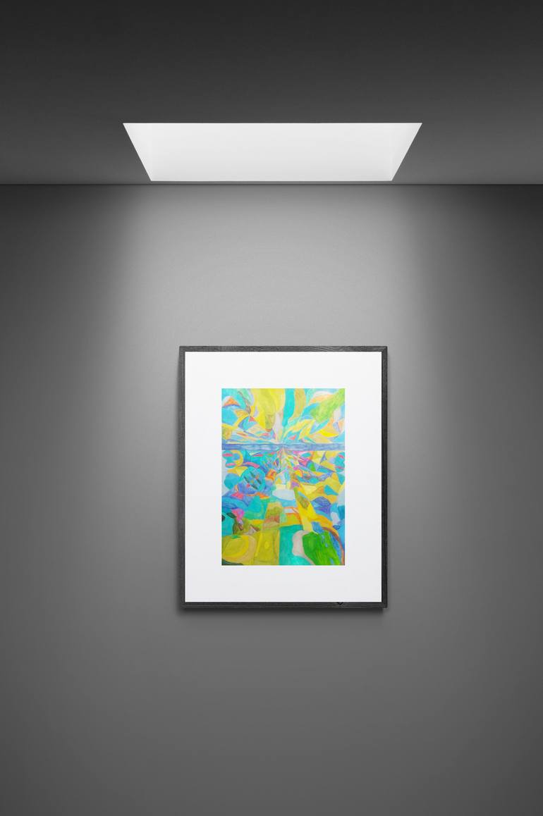 Original Abstract Time Painting by Luna Ljus