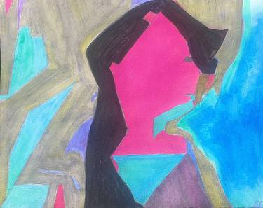 Print of Abstract Women Mixed Media by Luna Ljus