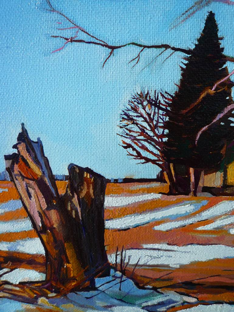 Winter Fields Painting by Julie Goulding Saatchi Art