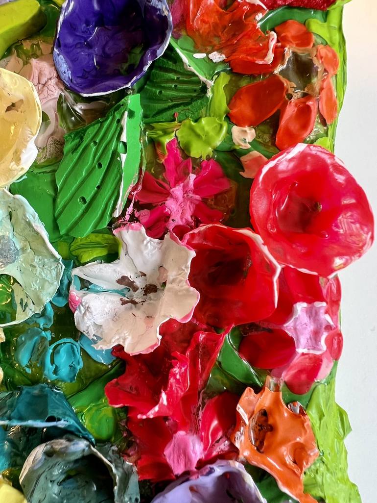 Original Contemporary Floral Sculpture by Silvia Strobos