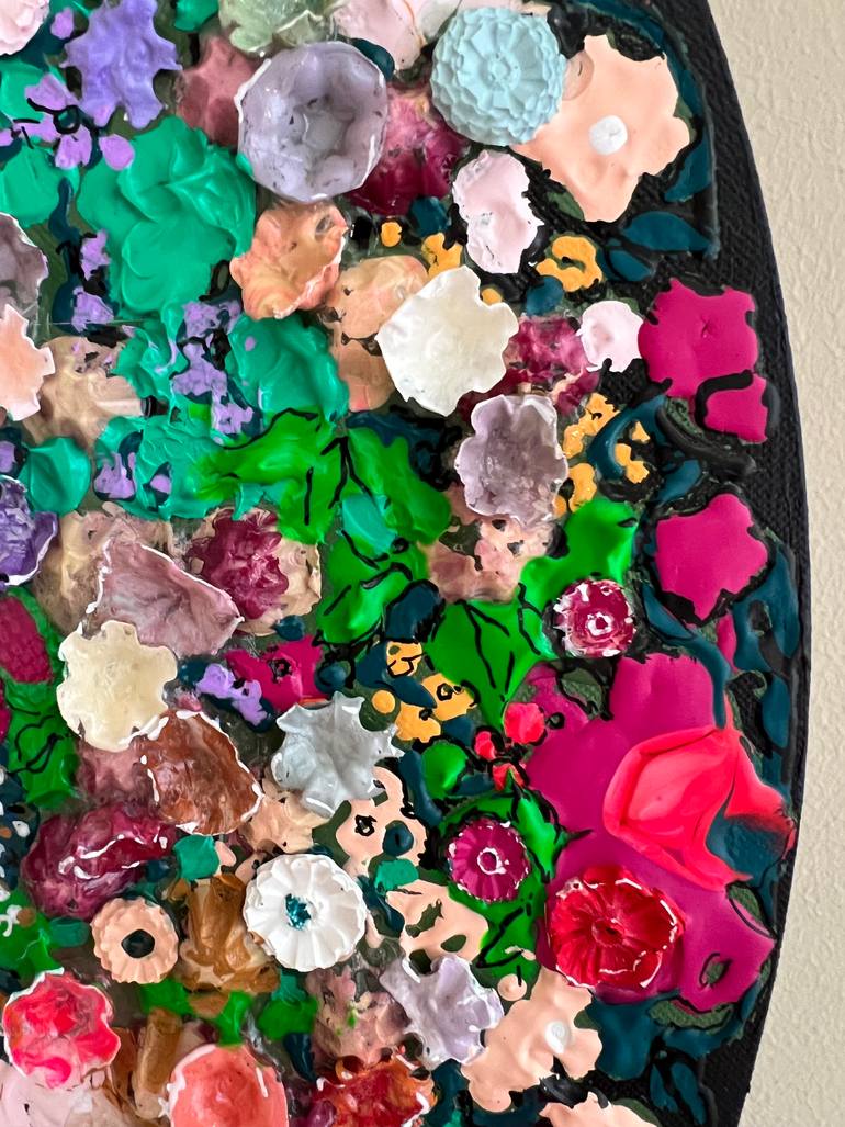 Original Contemporary Floral Painting by Silvia Strobos