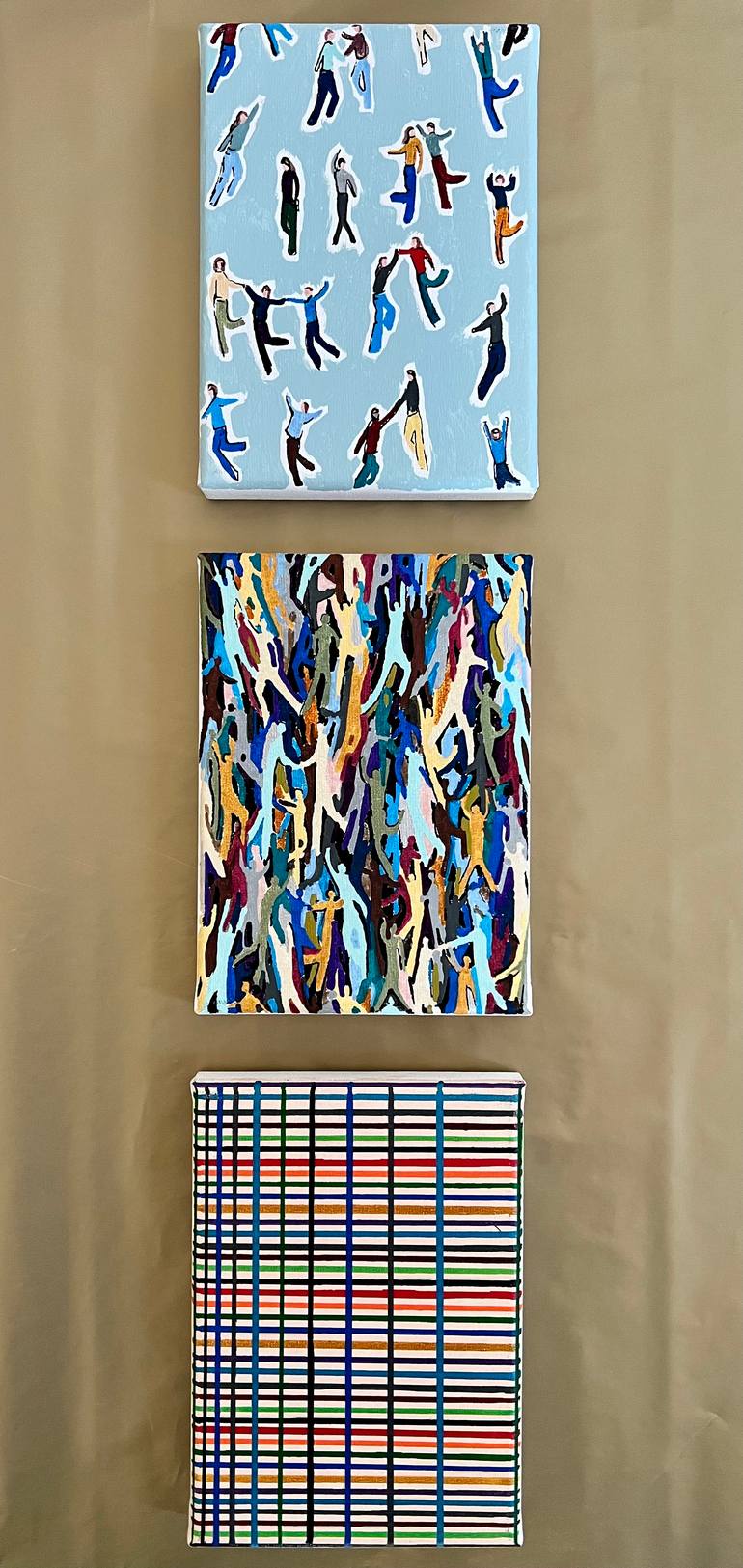 Original Figurative People Painting by Silvia Strobos