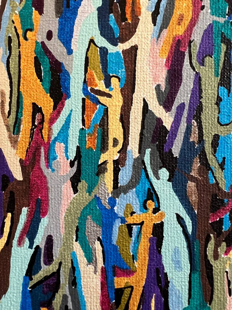 Original Figurative People Painting by Silvia Strobos