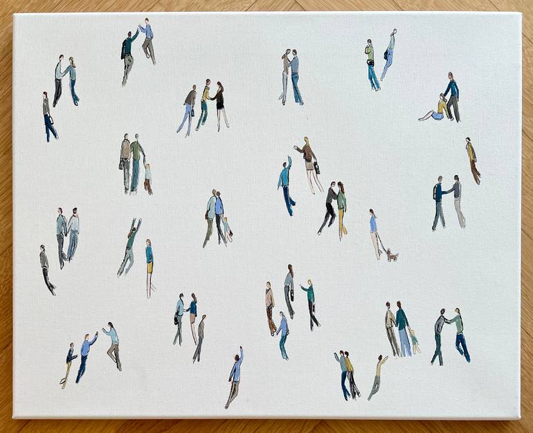Original Figurative People Painting by Silvia Strobos