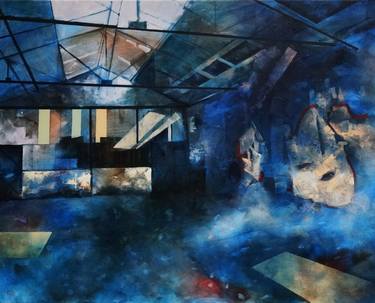 Print of Abstract Expressionism Architecture Paintings by jean-philippe vigniel