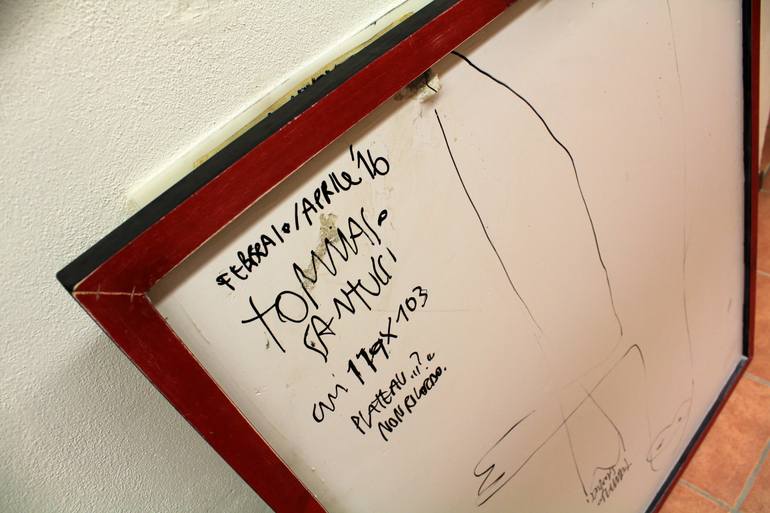 Original Abstract Body Painting by Tommaso Santucci