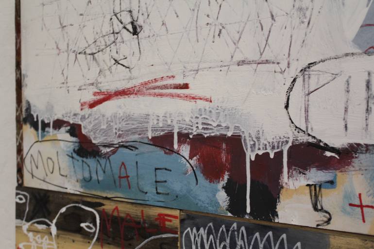Original Abstract Animal Painting by Tommaso Santucci