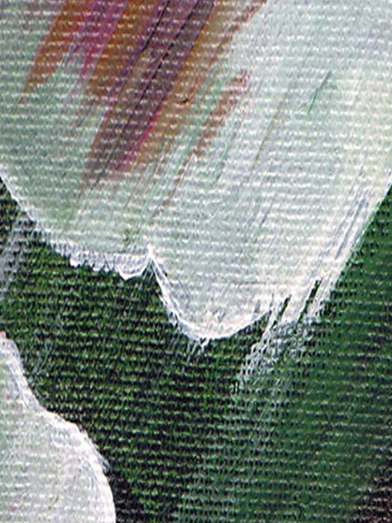 Original Abstract Expressionism Floral Painting by Barbara Briggs
