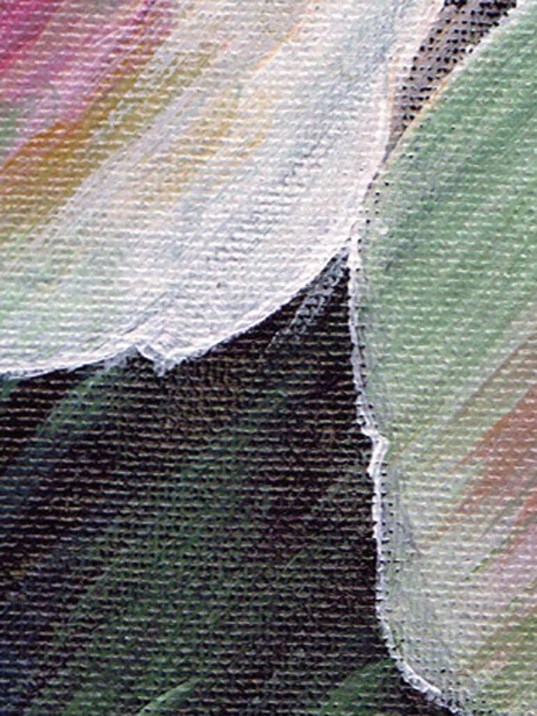 Original Abstract Expressionism Floral Painting by Barbara Briggs