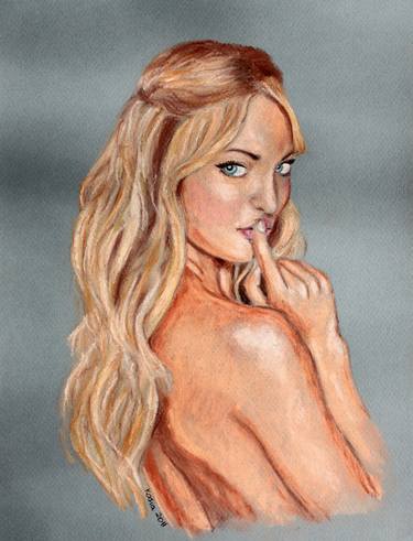 Original Nude Drawings by Kasia Blanchard