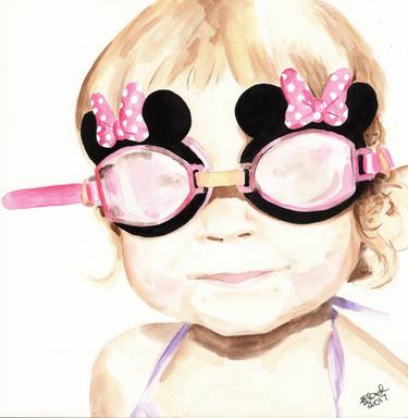 Print of Realism Children Paintings by Kasia Blanchard