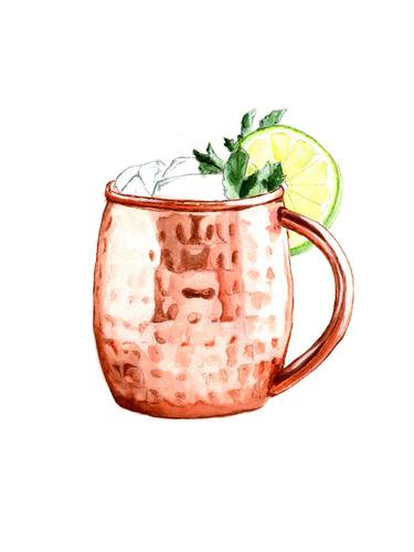 Cocktails. Moscow Mule. thumb