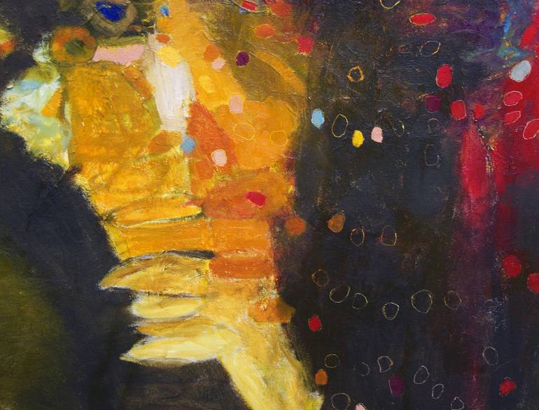 Original Abstract Expressionism Abstract Painting by Genie Maples