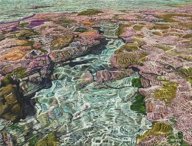 Print of Realism Water Paintings by Mark Cross