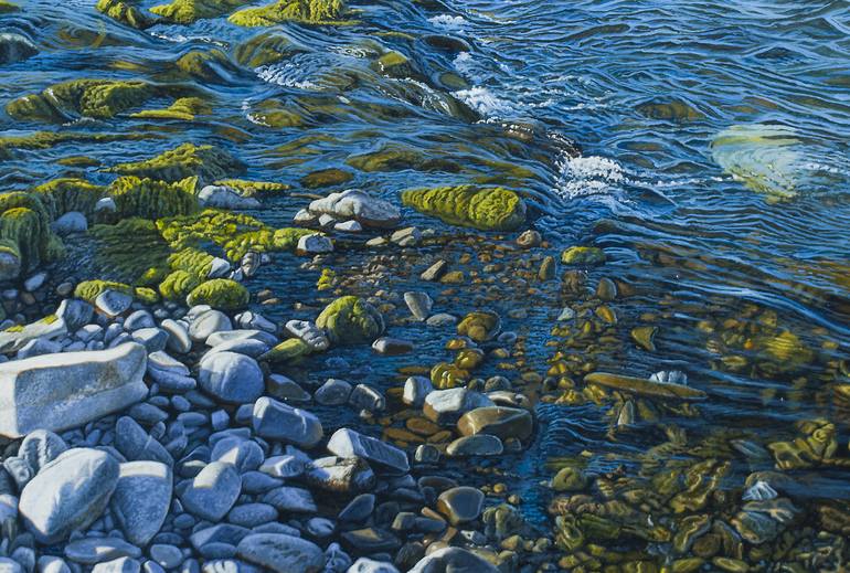 Original Realism Water Painting by Mark Cross