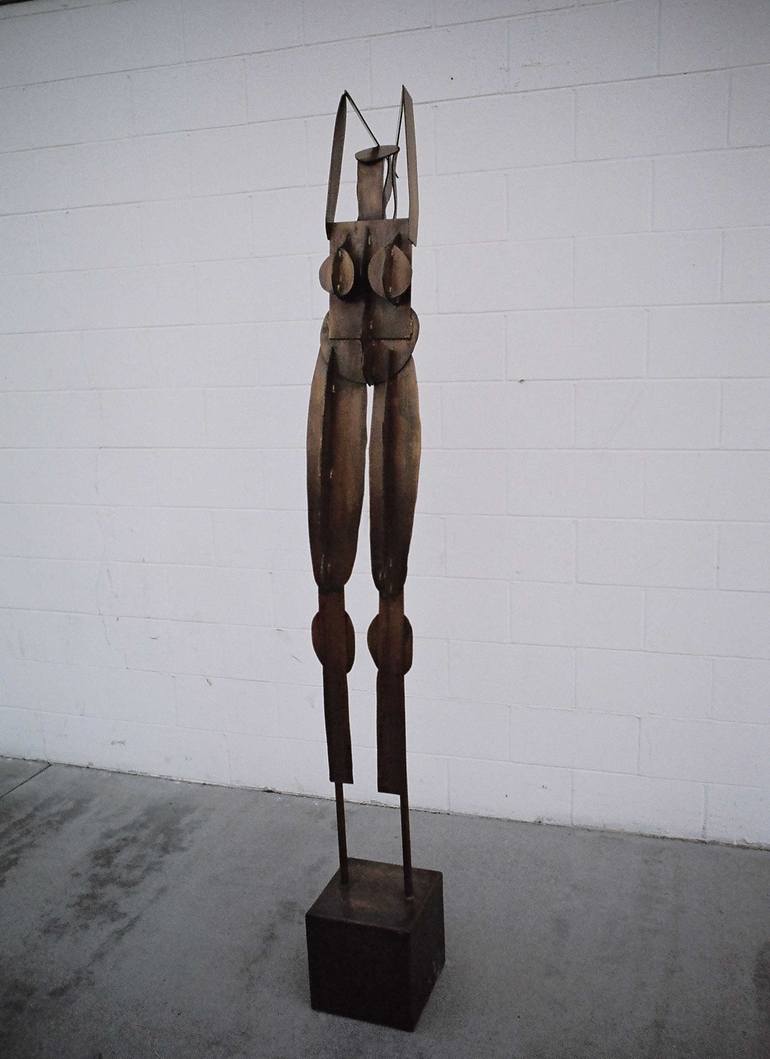 Original Abstract Sculpture by Leonard Glasser