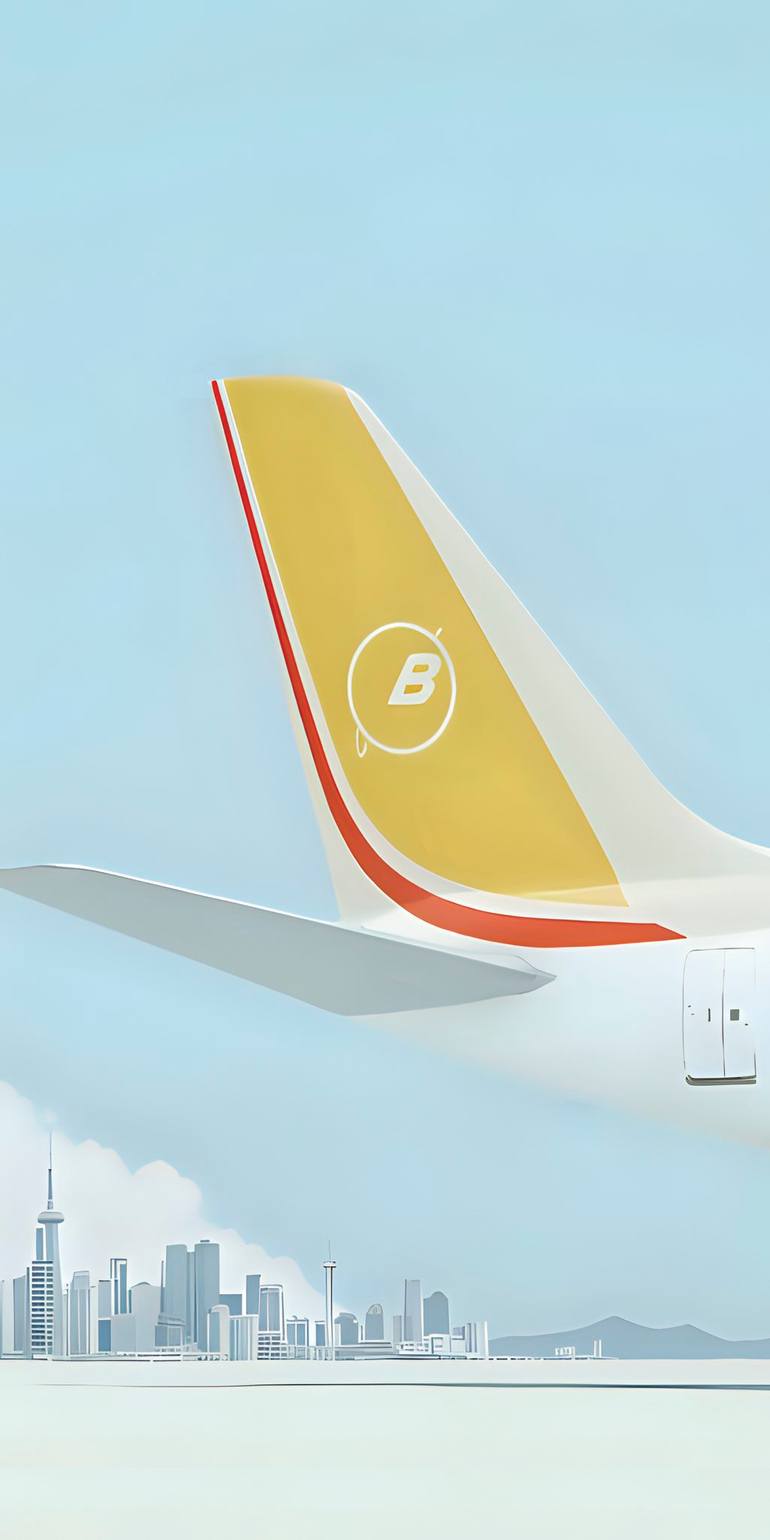 Original Travel Printmaking by Andreas Ritter  Illustration Art on Acrylic  plane 1