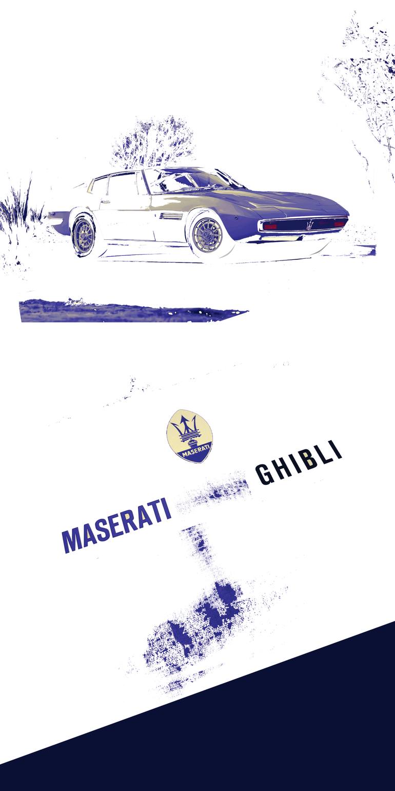 Original Car Printmaking by Andreas Ritter  Street Art Art on Acrylic  classic Ghibli