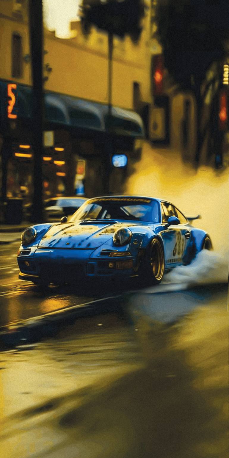Original Car Printmaking by Andreas Ritter  Photorealism Art on Acrylic  soul
