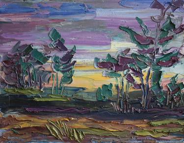 Original Illustration Landscape Paintings by SERHII KYRYLLOV