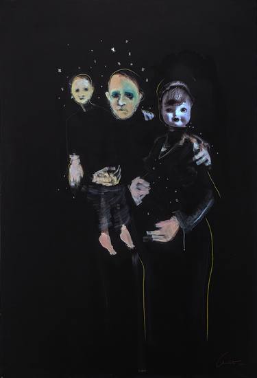 Print of Expressionism Family Paintings by Francesca Càndito