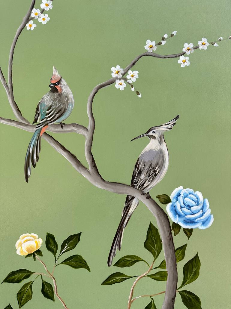 Original Contemporary Garden Painting by Anna Smirnova