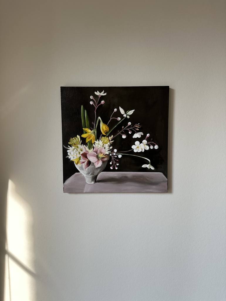 Original Contemporary Floral Painting by Anna Smirnova