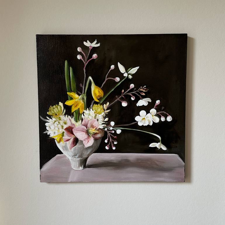 Original Contemporary Floral Painting by Anna Smirnova