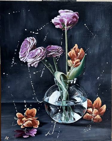 Original Floral Paintings by Anna Smirnova