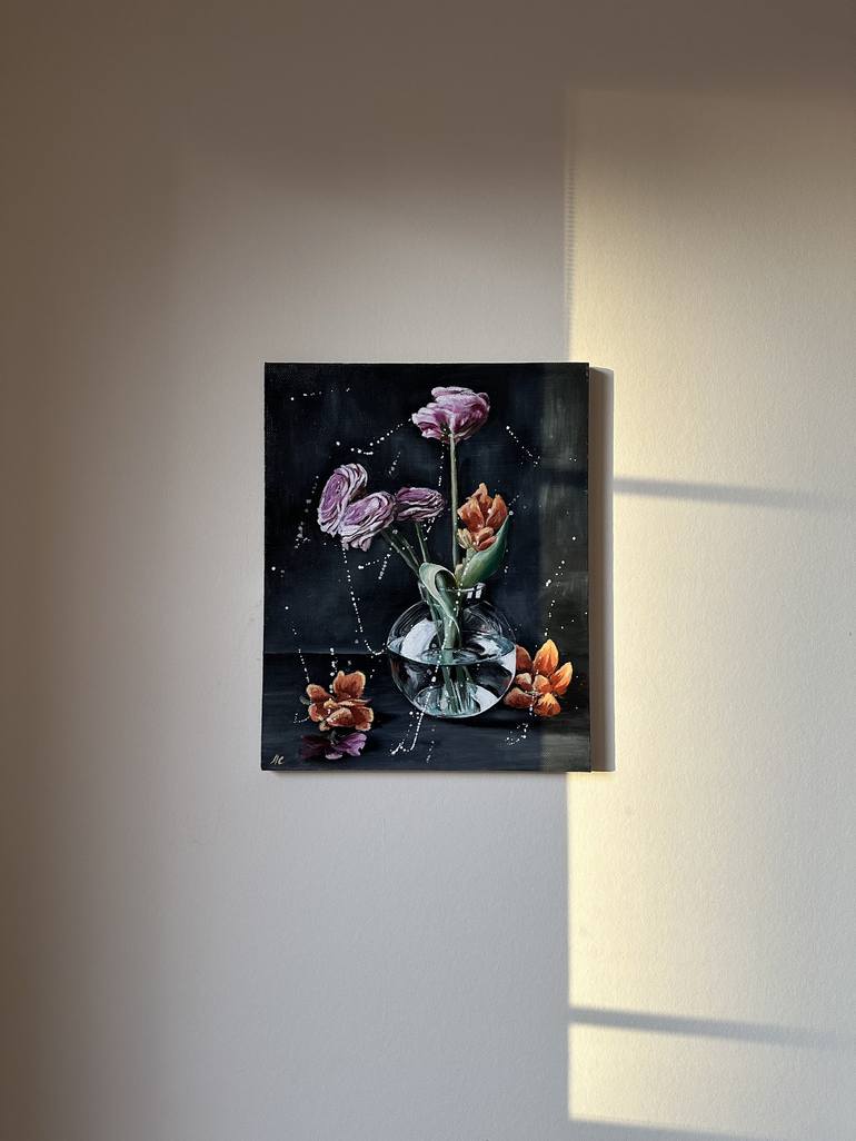 Original Contemporary Floral Painting by Anna Smirnova