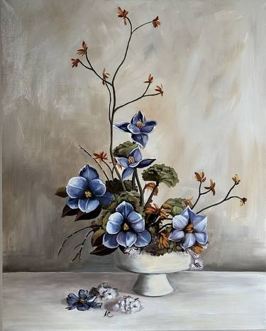 Original Contemporary Floral Paintings by Anna Smirnova