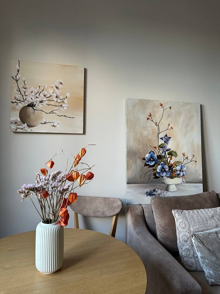 Original Contemporary Floral Painting by Anna Smirnova