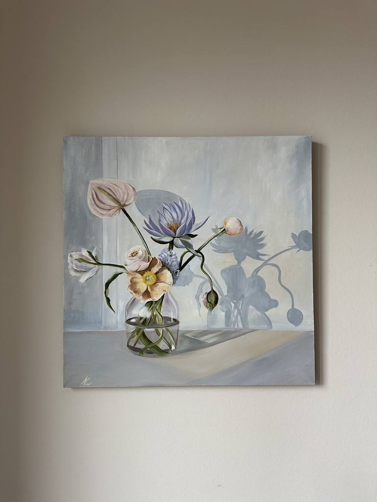 Original Impressionism Floral Painting by Anna Smirnova