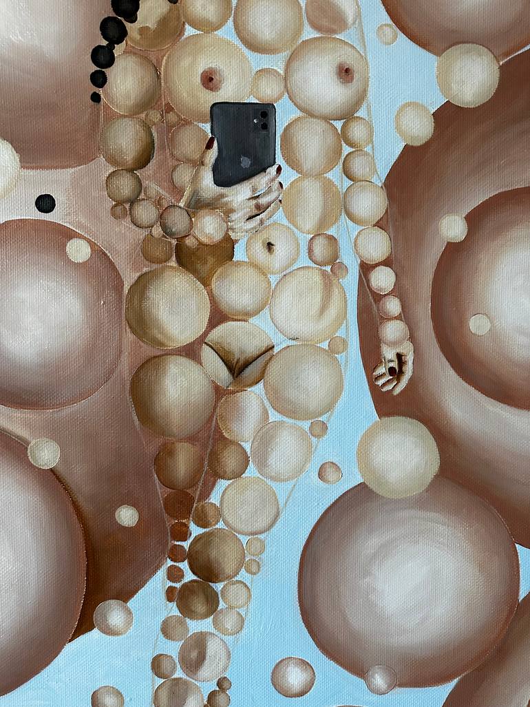Original Surrealism People Painting by Anna Smirnova