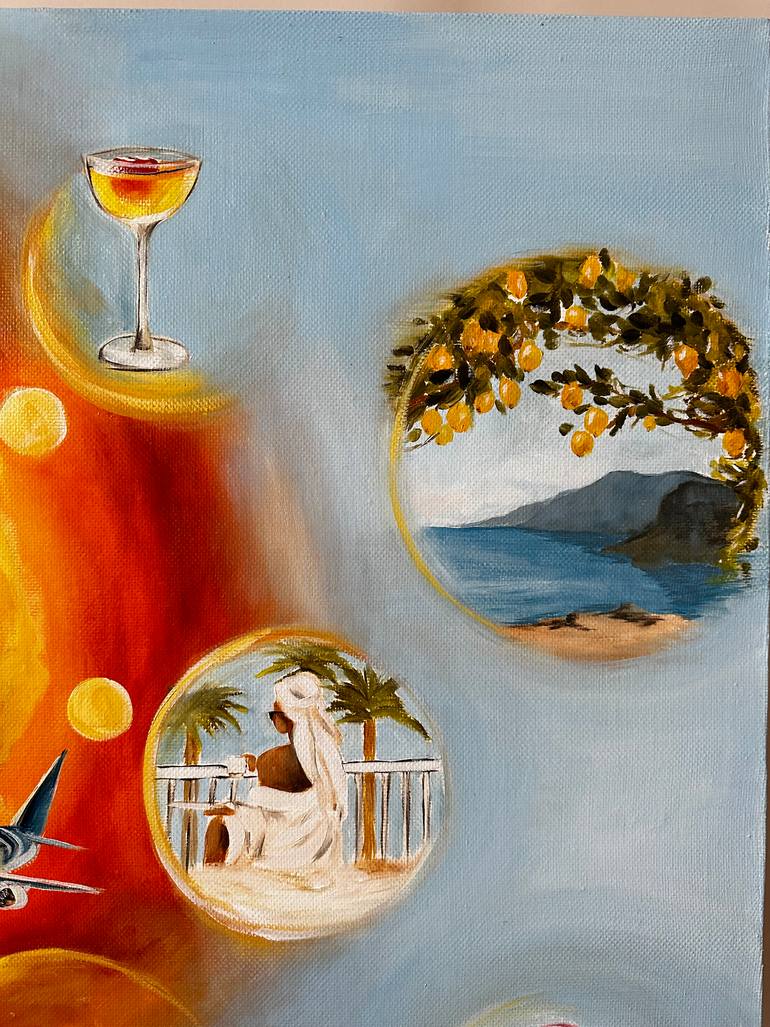 Original Surrealism Abstract Painting by Anna Smirnova