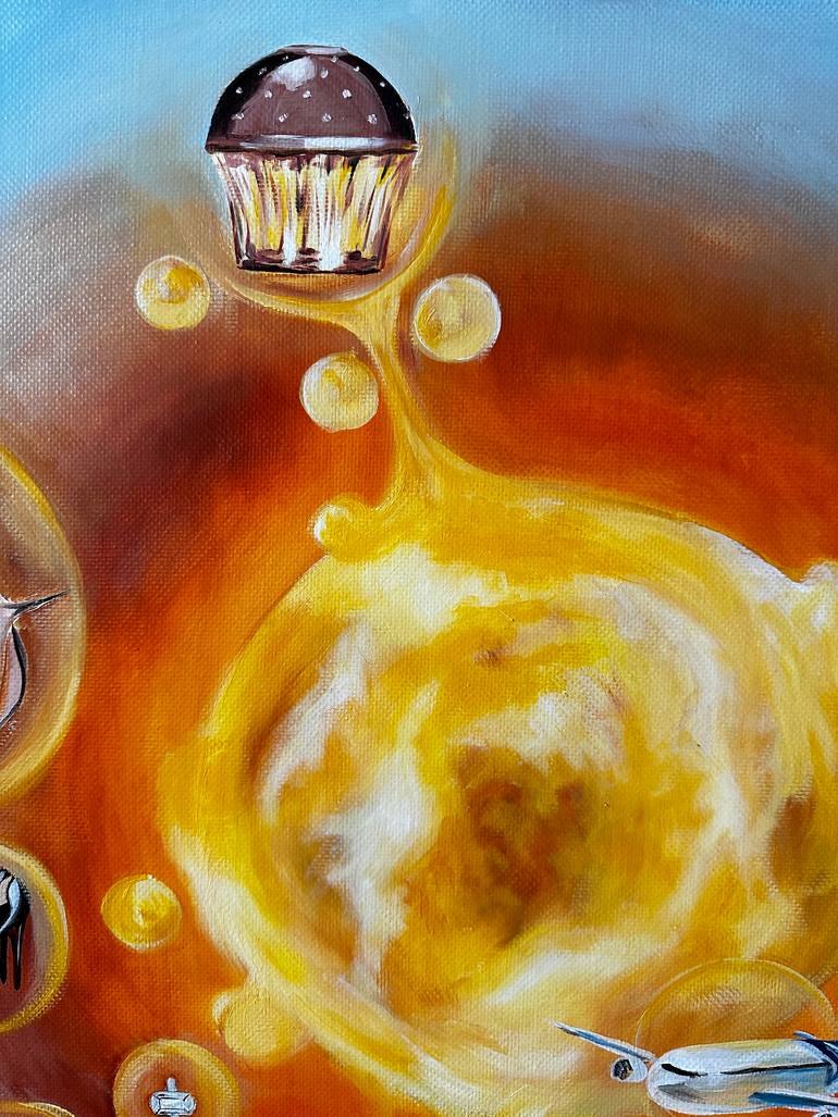 Original Surrealism Abstract Painting by Anna Smirnova