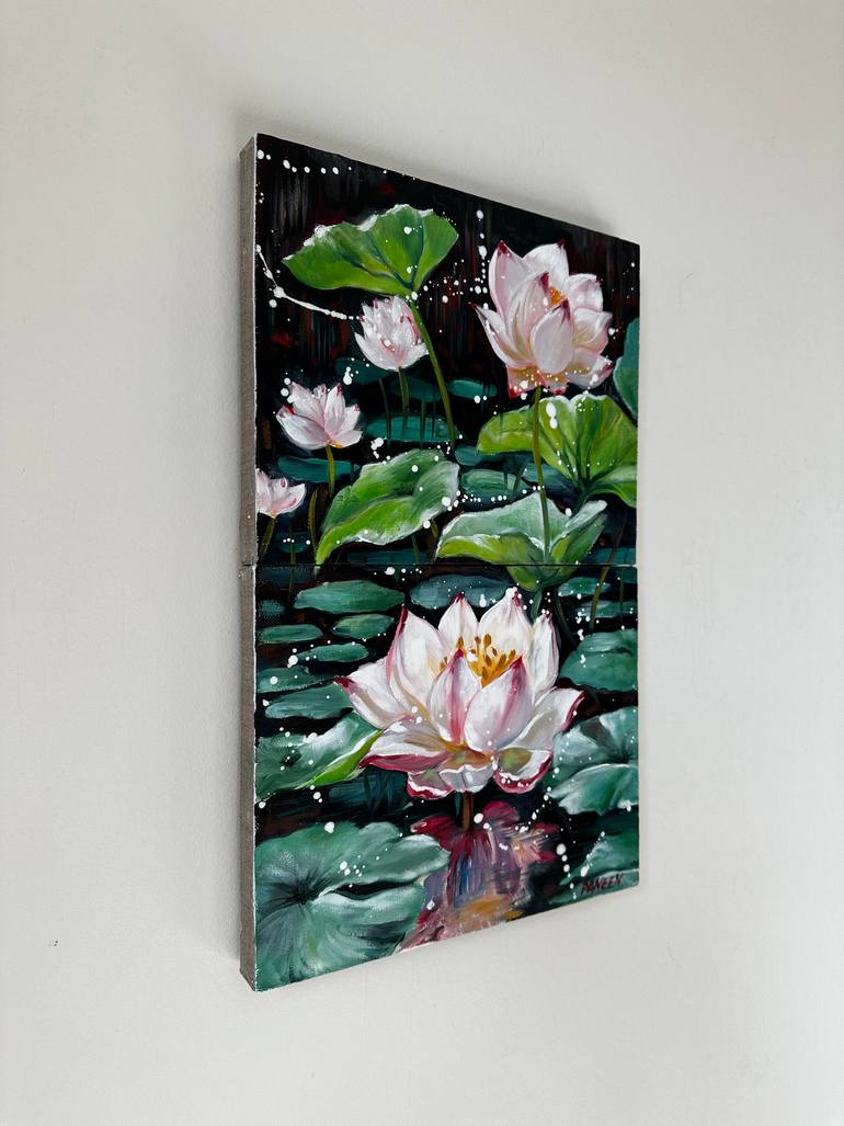 Original Realism Floral Painting by Anna Smirnova
