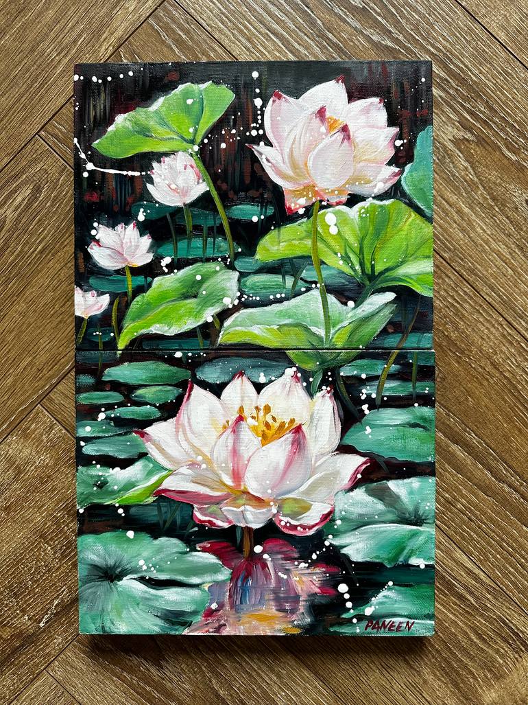 Original Realism Floral Painting by Anna Smirnova
